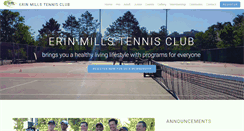 Desktop Screenshot of erinmillstennis.ca